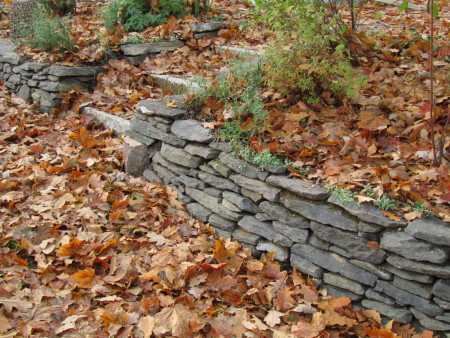 Uusi muuri peittyy syksyn lehtiin