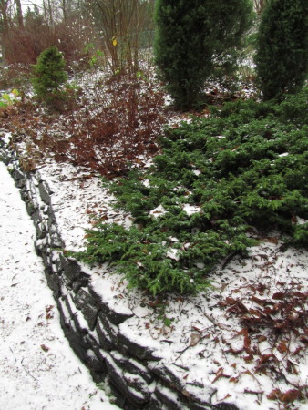 Muuripenkki syystalvella