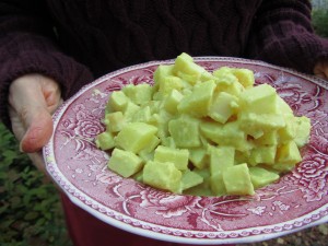 Muhennettua palsternakkaa